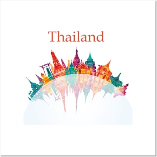 beautiful buildings in thailand Posters and Art